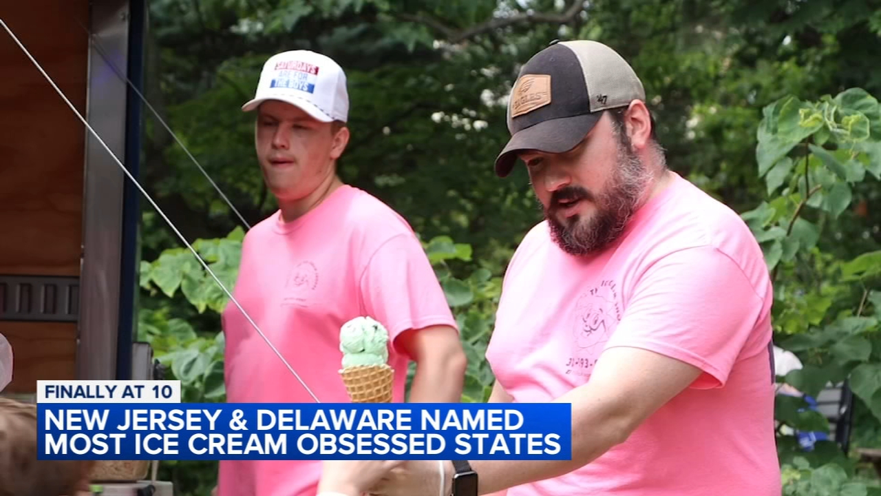 New Jersey and Delaware are among the most ice-cream obsessed states, survey finds