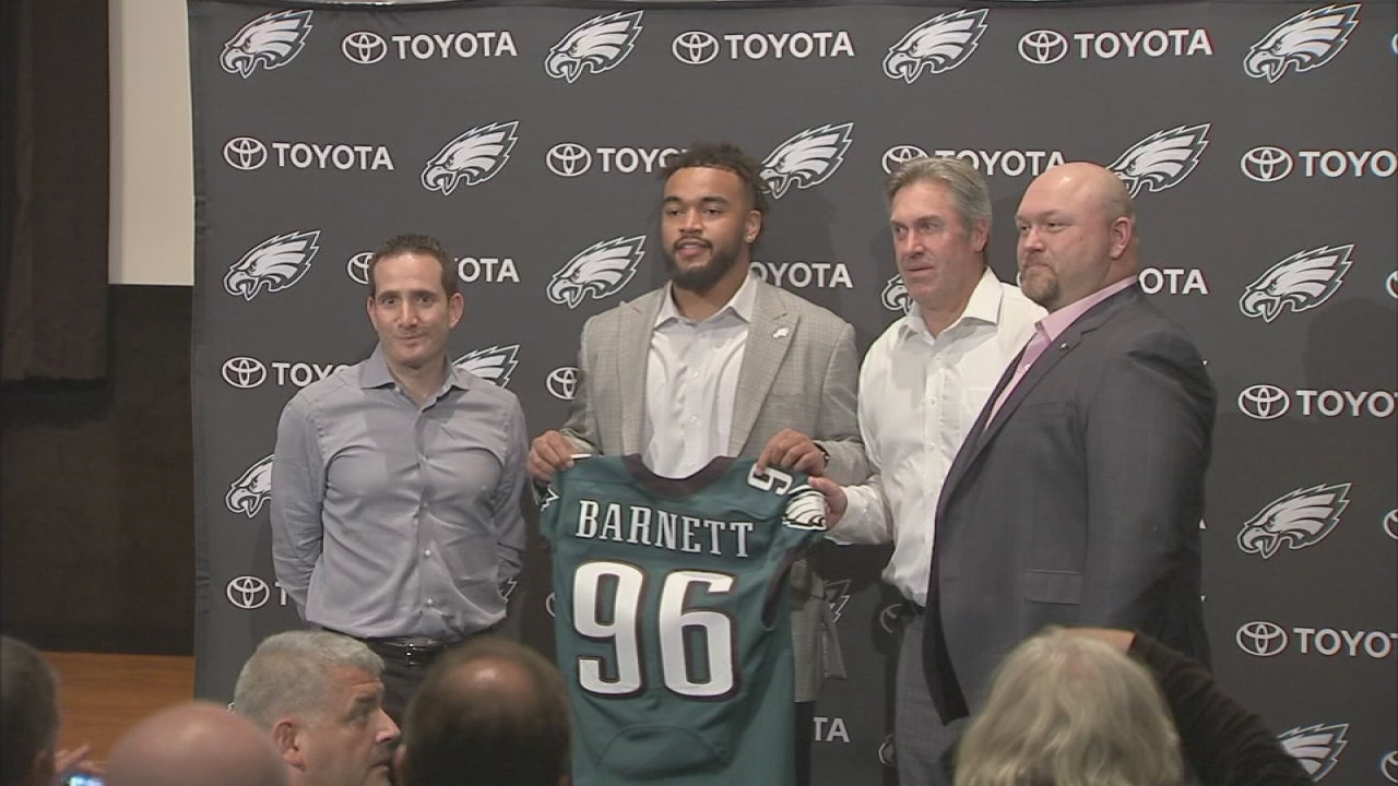 Sports Flash: NFL draft, Eagles 1st round pick of Derek Barnett