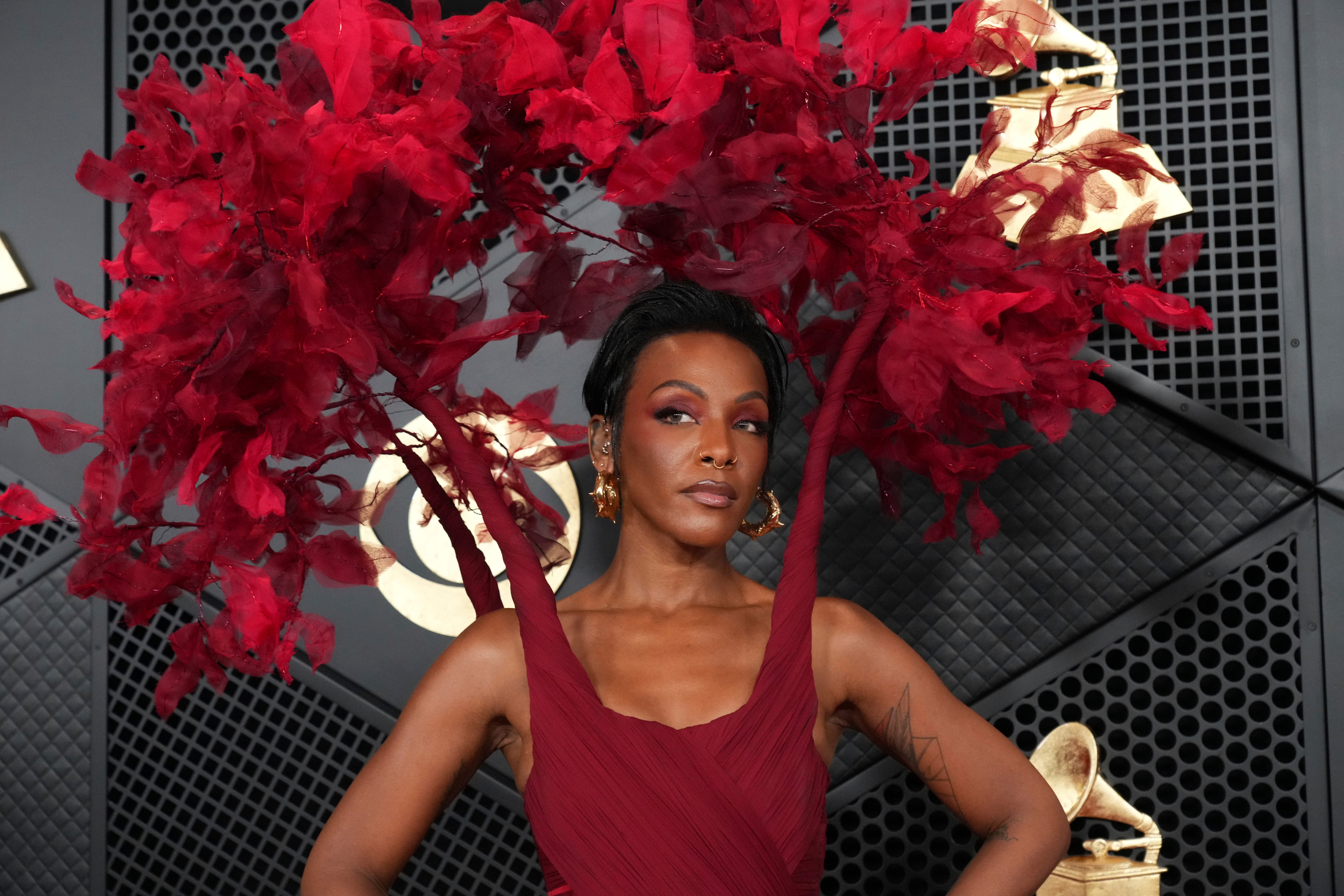 Dawn Richard arrives at the 66th annual Grammy Awards, Feb. 4, 2024, in Los Angeles. (Photo by Jordan Strauss/Invision/AP, File)