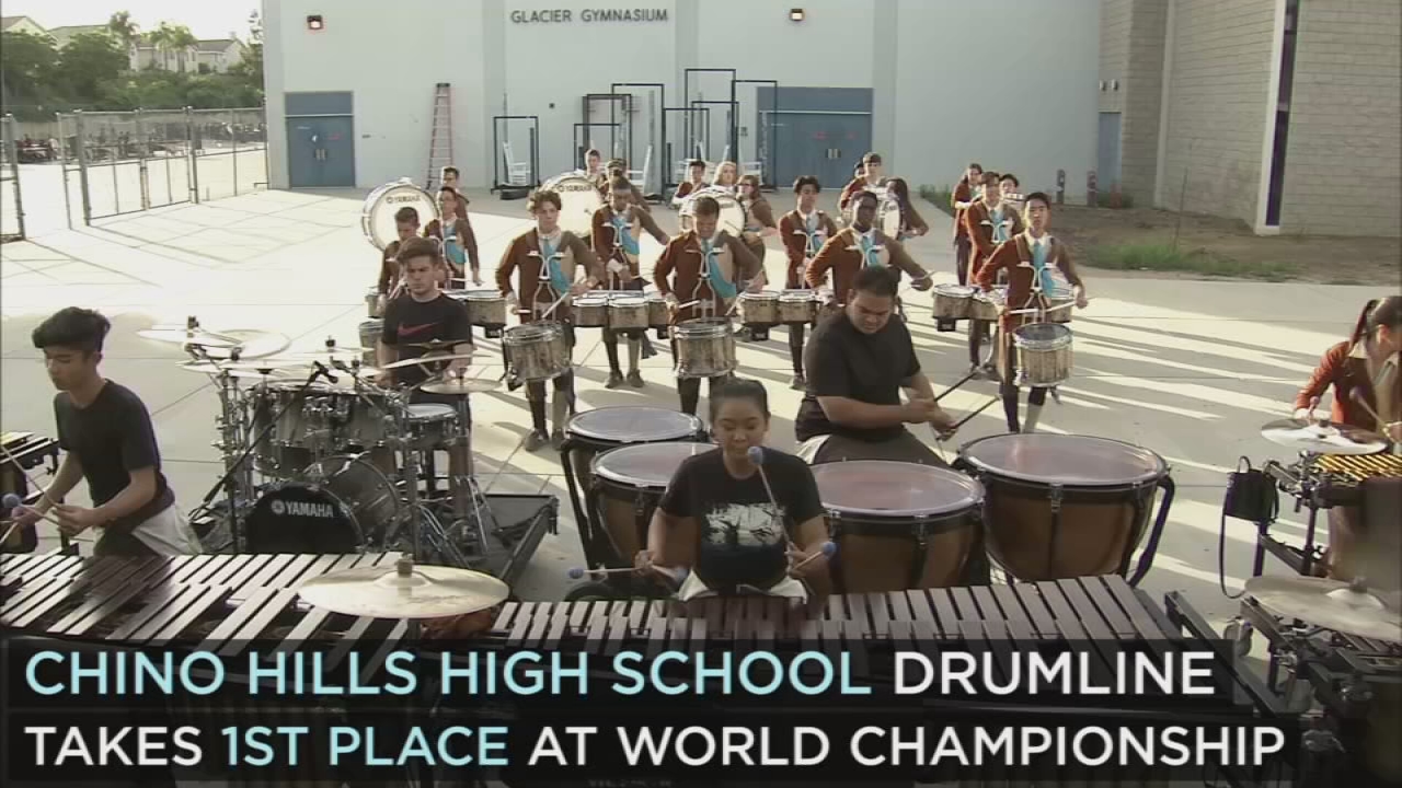 Chino Hills HS drumline takes 1st place