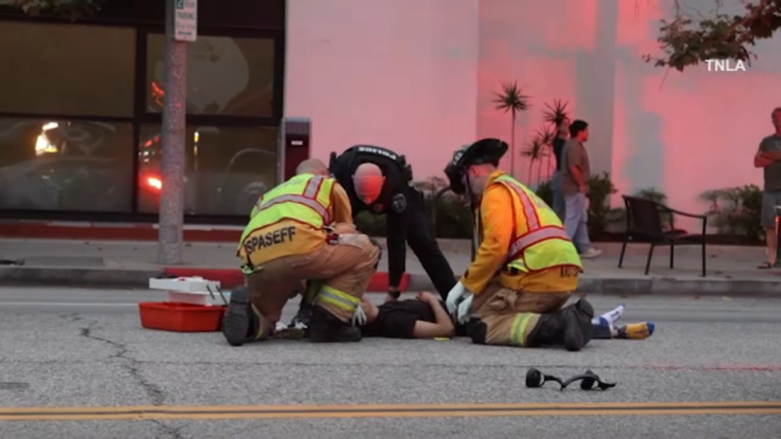 Police chase in Culver City leaves multiple pedestrians injured; suspect in custody Police chase in Culver City leaves multiple pedestrians injured; suspect in custody