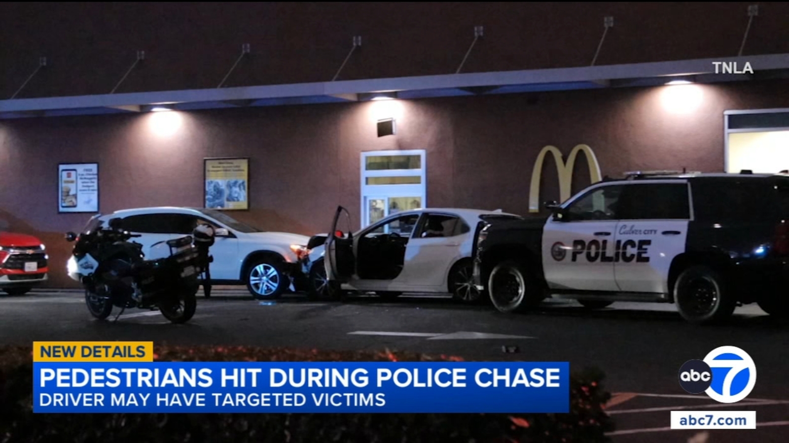 Police chase in Culver City leaves multiple pedestrians injured ...