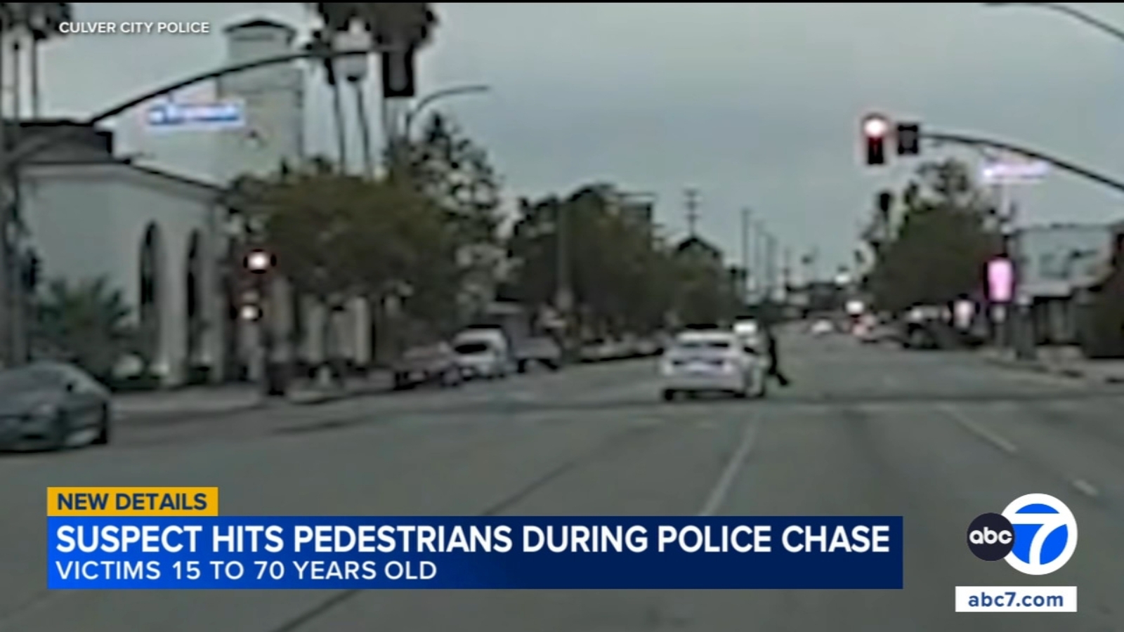 New video shows suspect hitting 1 of 8 pedestrians during Culver City chase; youngest victim is 15