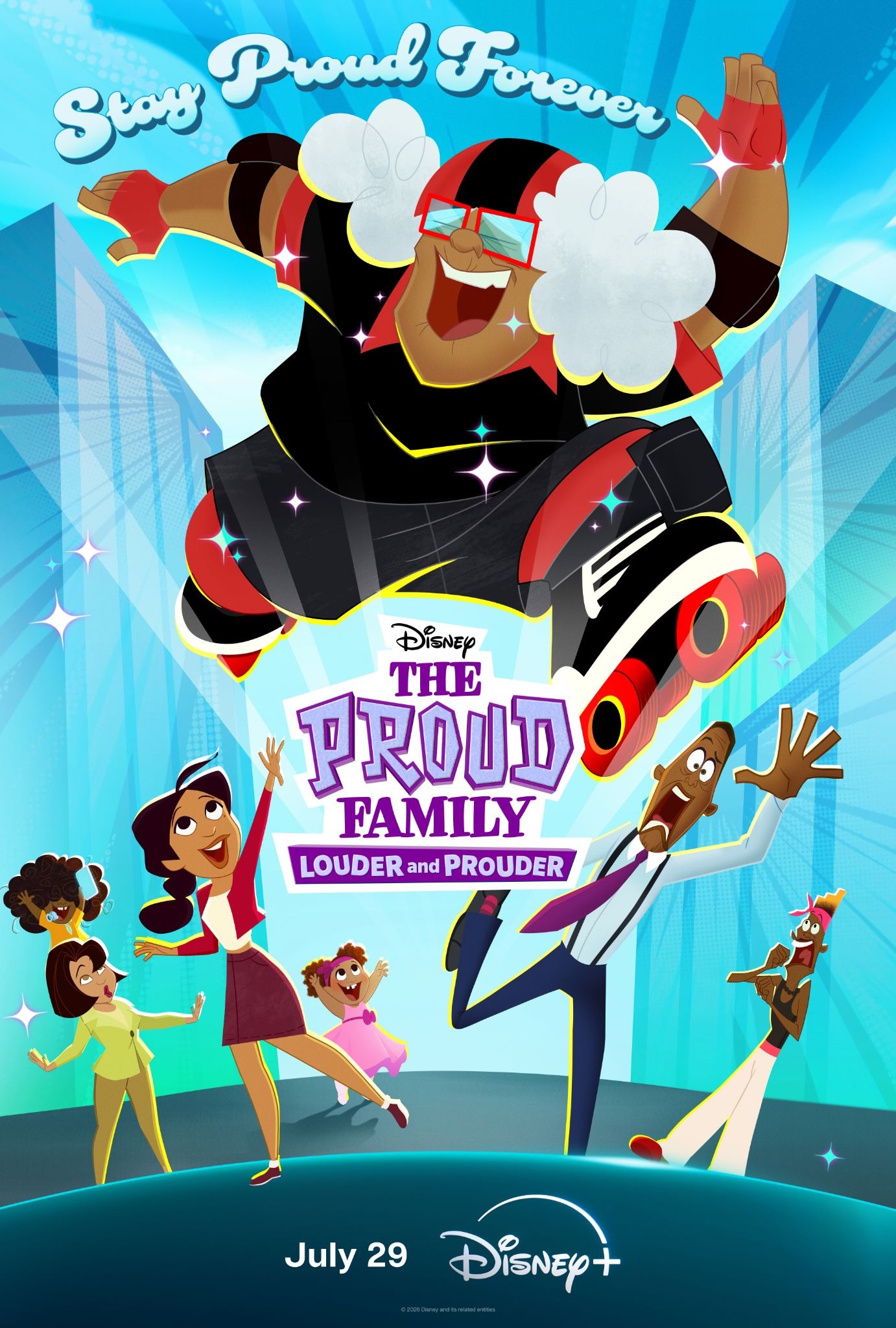 Key art from the final season of "The Proud Family: Louder and Prouder"