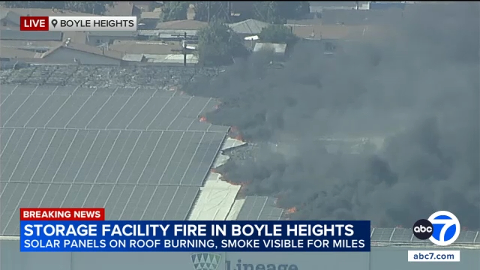 Cold storage facility fire - what chemicals could be in the smoke ...