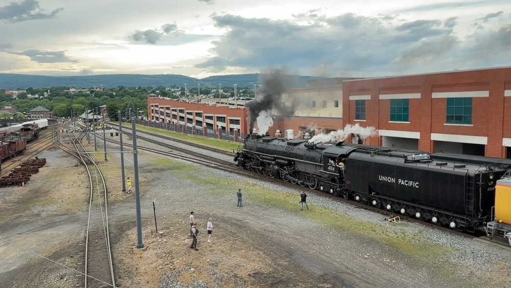 Big Boy 4014 on display in Scranton