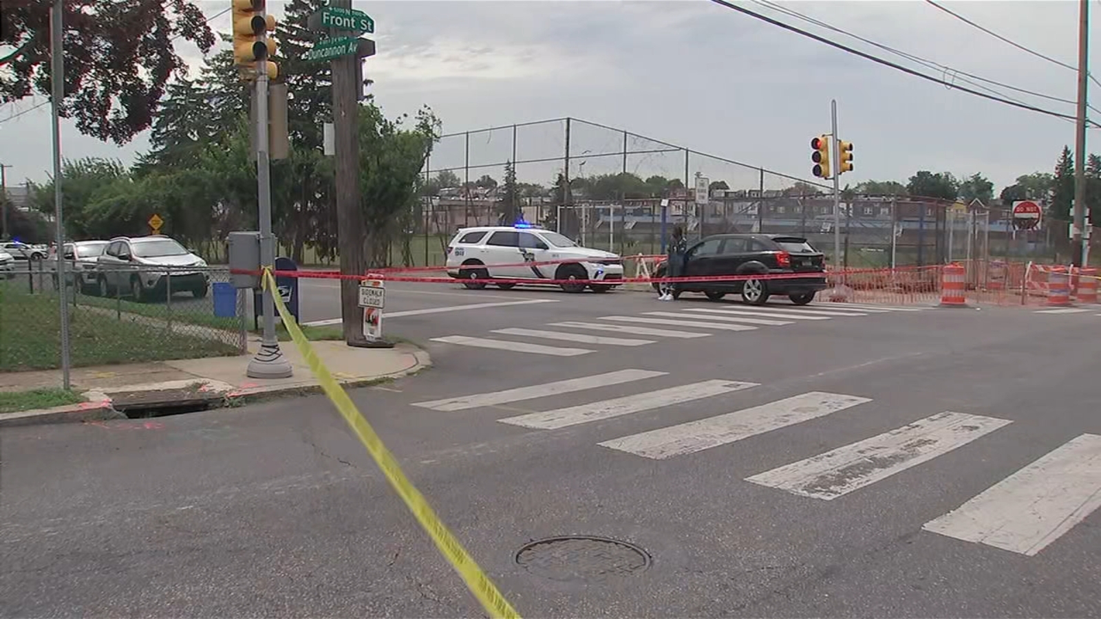 Officer injured after being struck by vehicle in Philadelphia's Olney ...