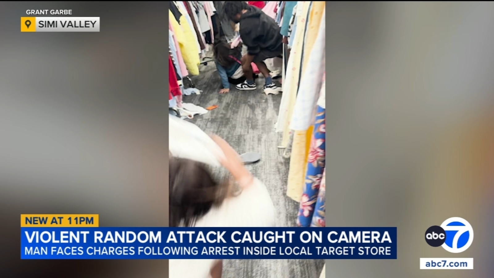 Bystanders jump in to help woman in random attack at SoCal Target, video shows