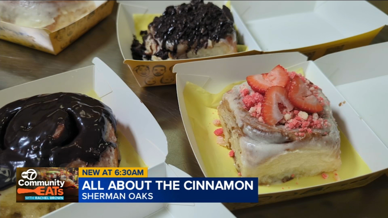 All About the Cinnamon: Sherman Oaks dessert restaurant's story steeped in love and Hip-Hop - ABC7 Community Eats