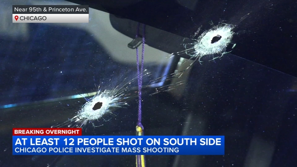 Drive-by shooters fire into crowd, injuring 12 on South Side: CPD