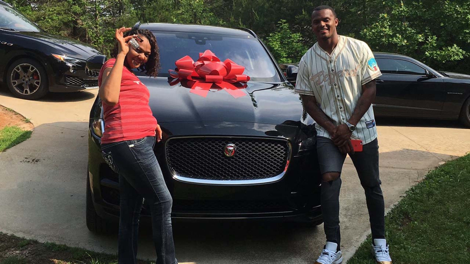 Happy birthday, Mama Watson! Deshaun buys his mother her