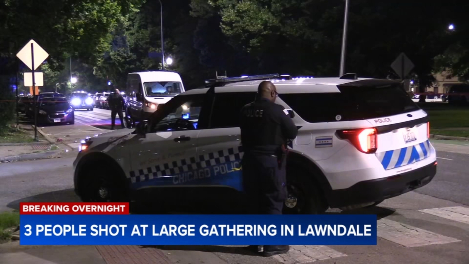 3 shot in large Lawndale gathering, Chicago police say - ABC7 Chicago