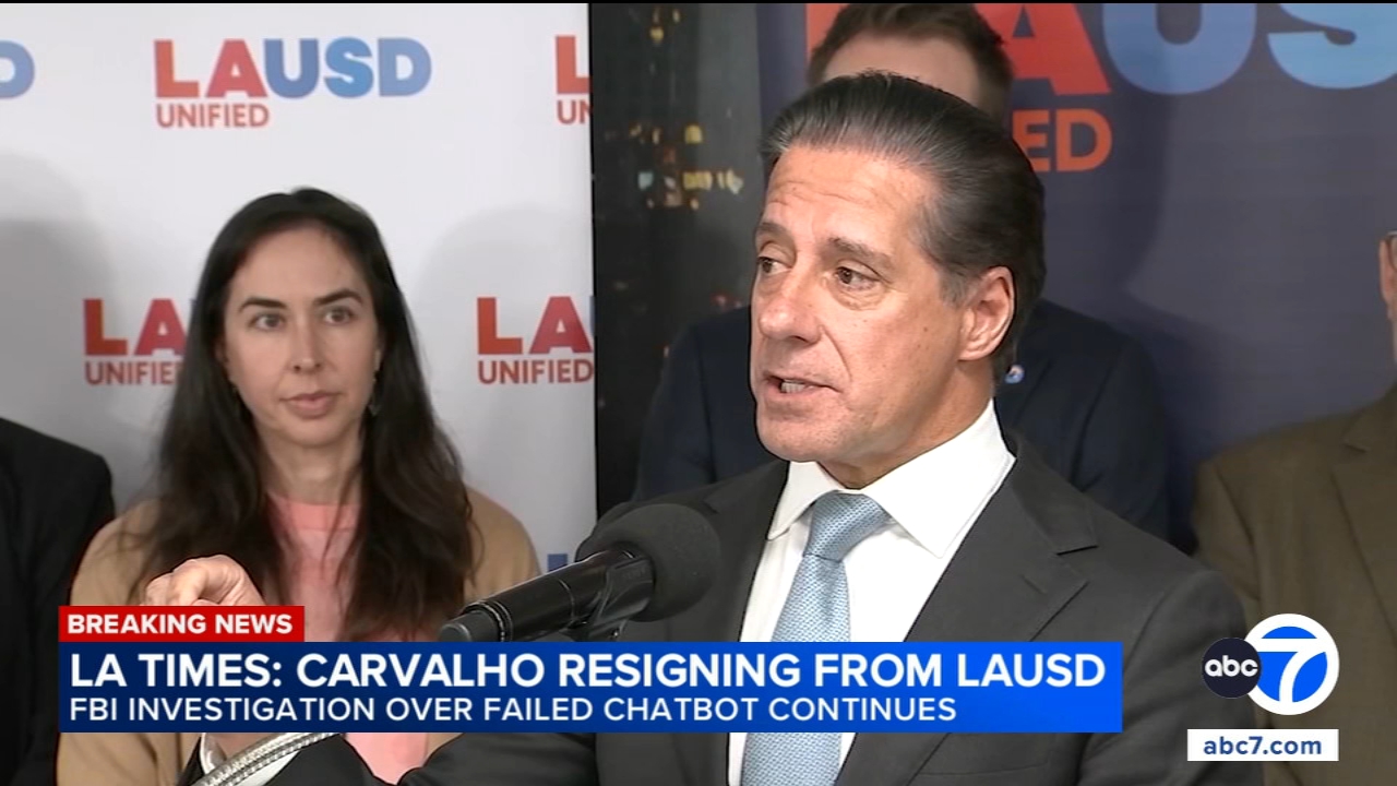 LAUSD Superintendent Alberto Carvalho resigns amid FBI investigation