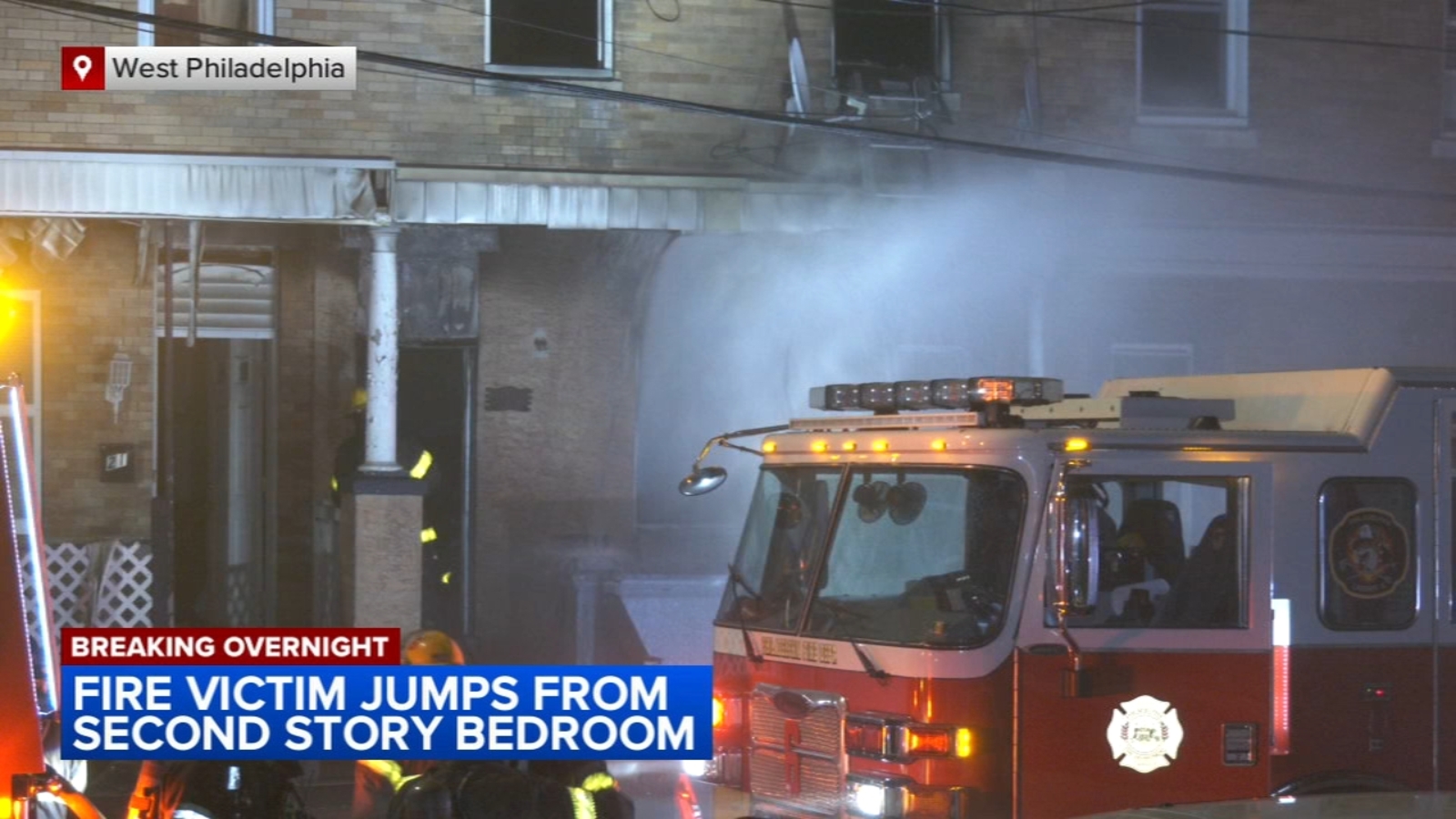 Man injured after jumping from 2nd floor during house fire in West ...
