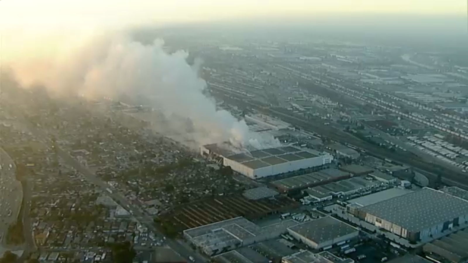 Cause of warehouse fire believed to be testing conducted by solar panel contractors, Lineage says