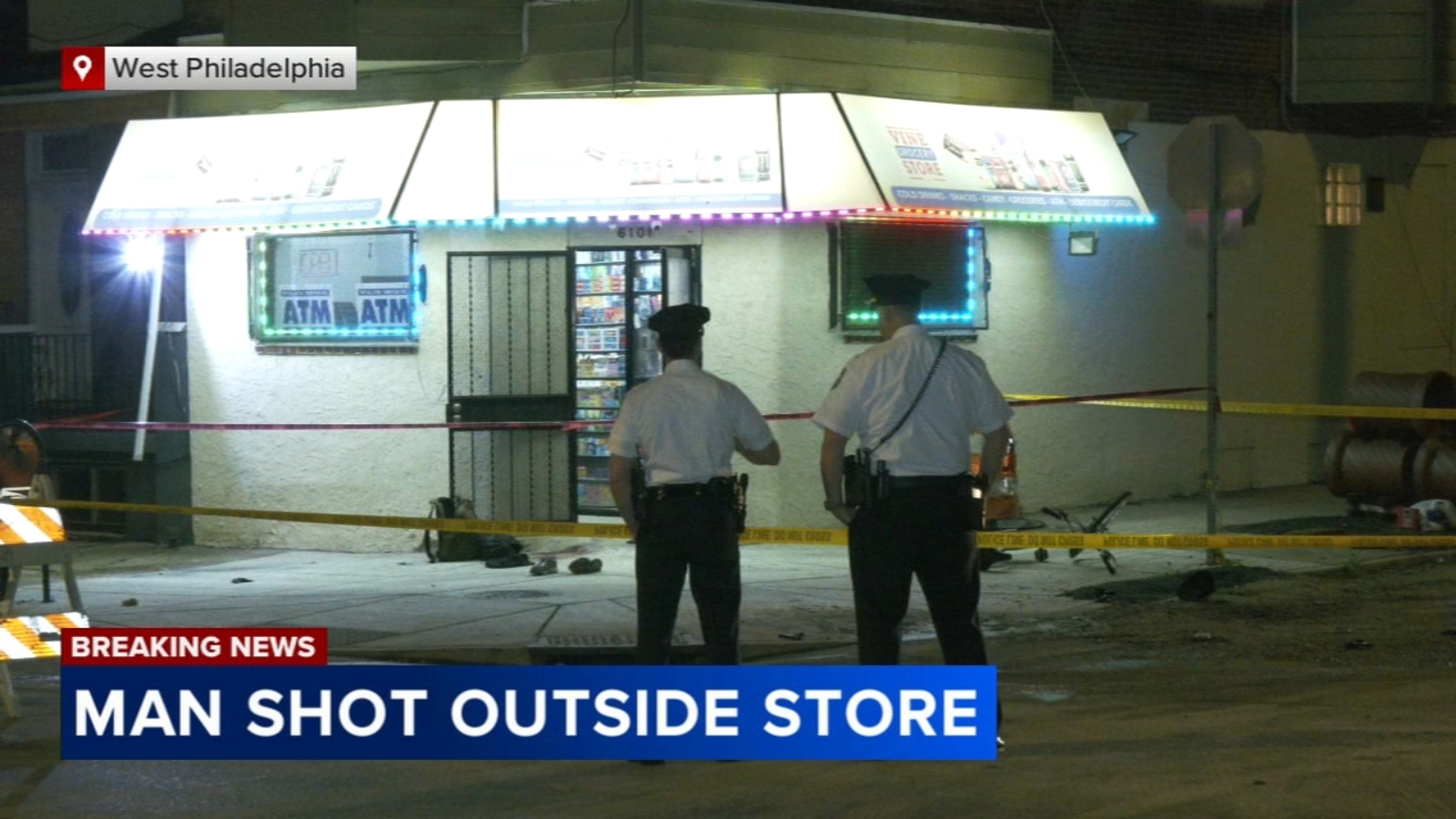 Man shot outside corner store in West Philadelphia