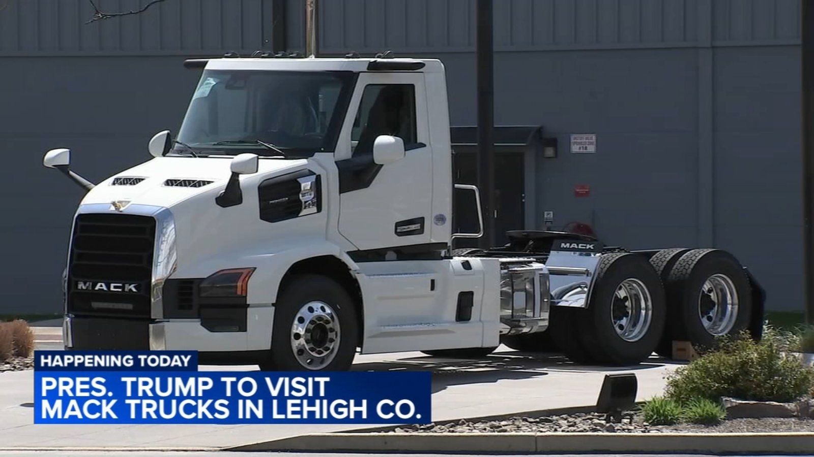 From peace talks to Pennsylvania: President Trump to visit Mack Truck facility in Macungie