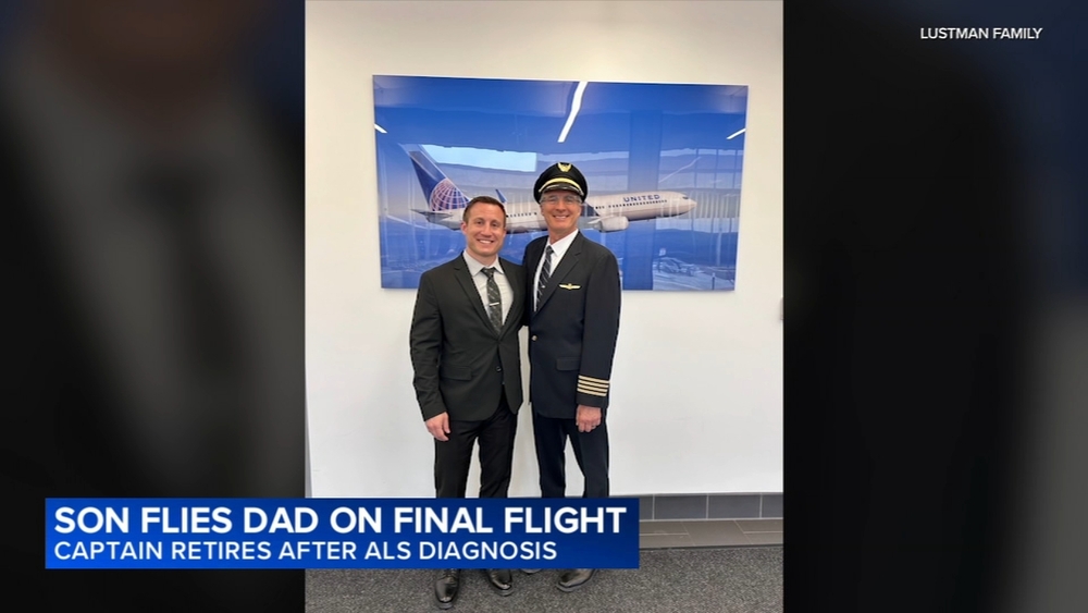 Chicago son pilots last flight for father, who has ALS