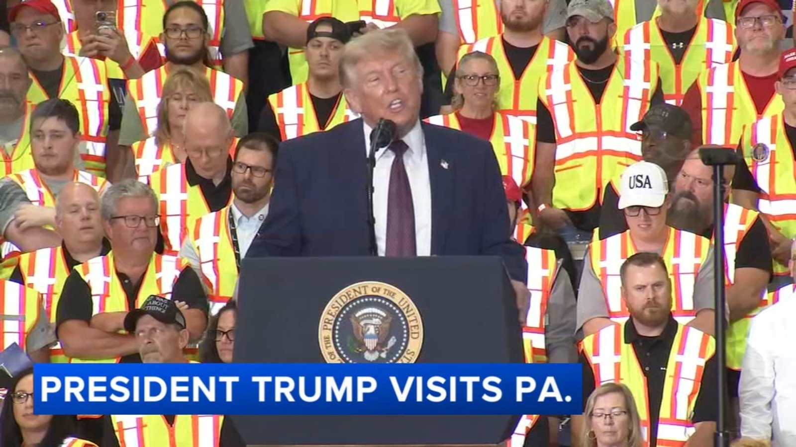 From peace talks to Pennsylvania: Trump shifts focus to economy in a key swing state