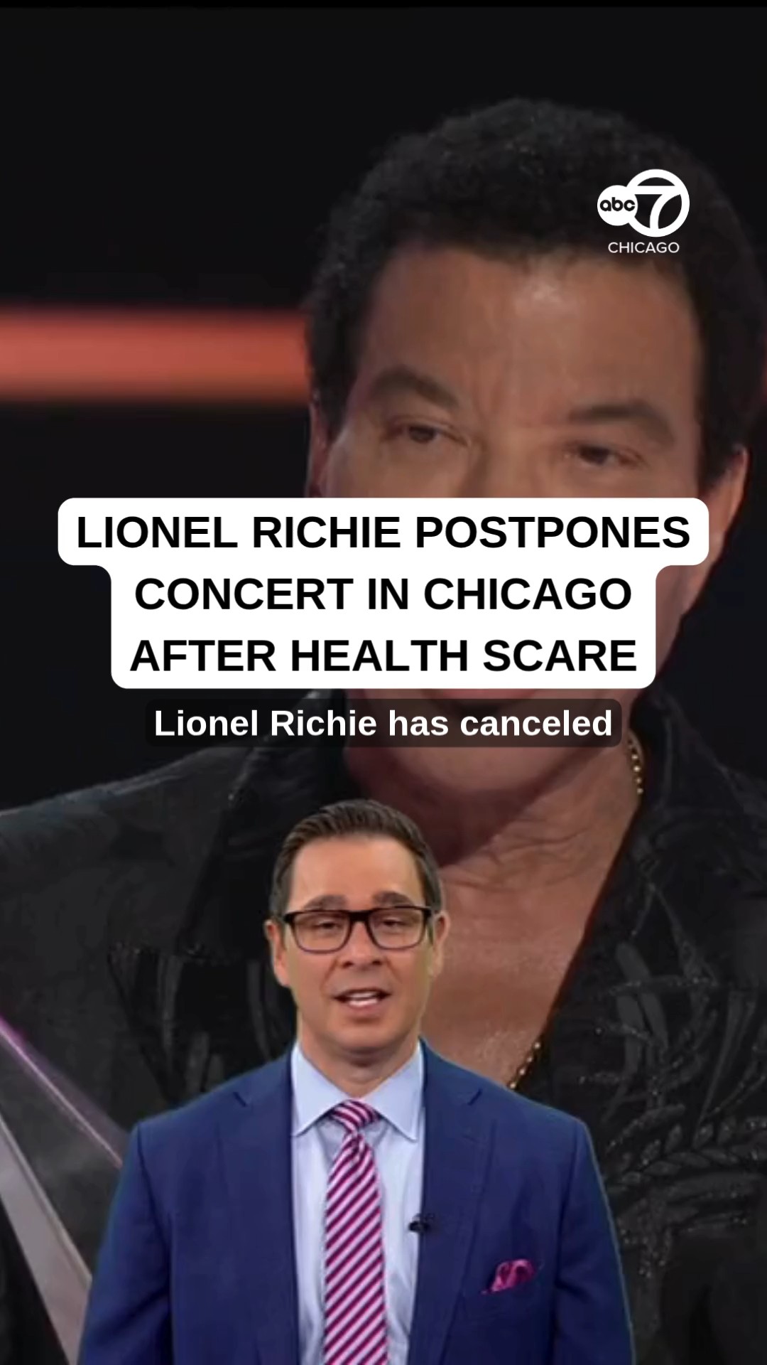 Lionel Richie postpones concert in Chicago following health scare