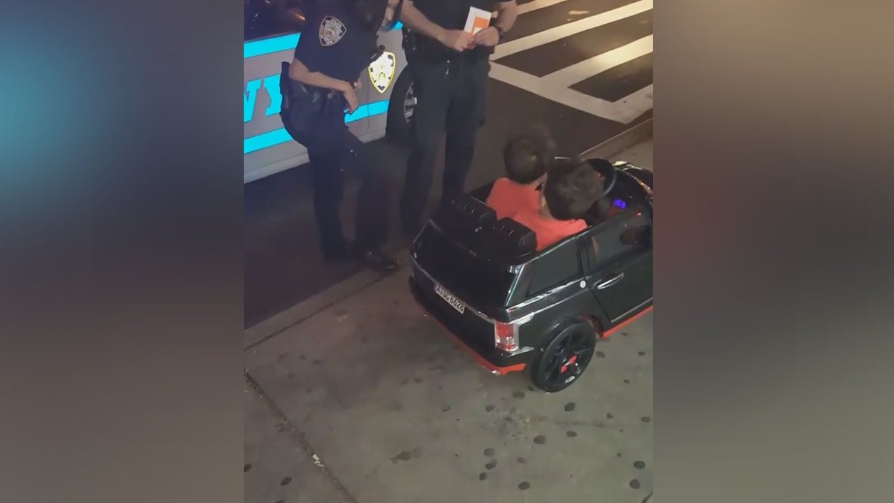 Twin toddlers get ticketed by NYPD