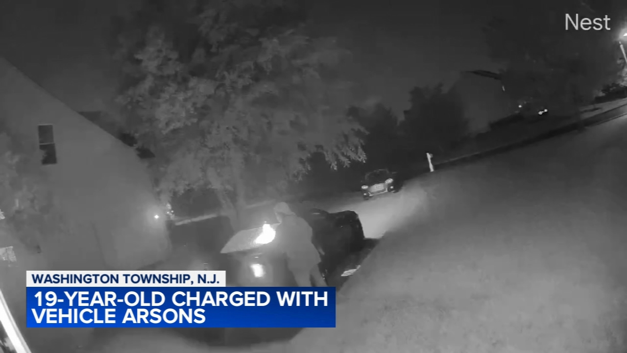 South Jersey man charged in connection with two car fires, multiple vandalism incidents