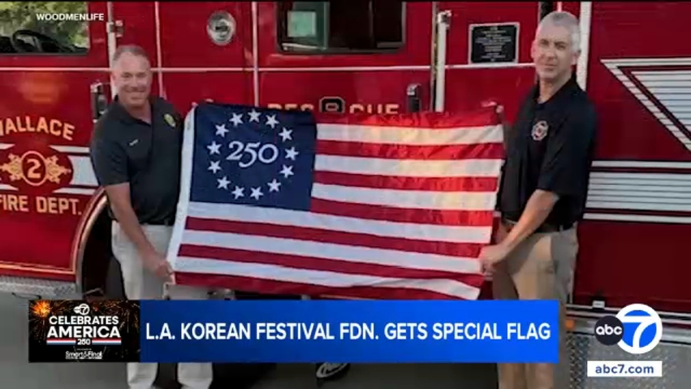Commemorative flags honor Betsy Ross for America's 250th anniversary