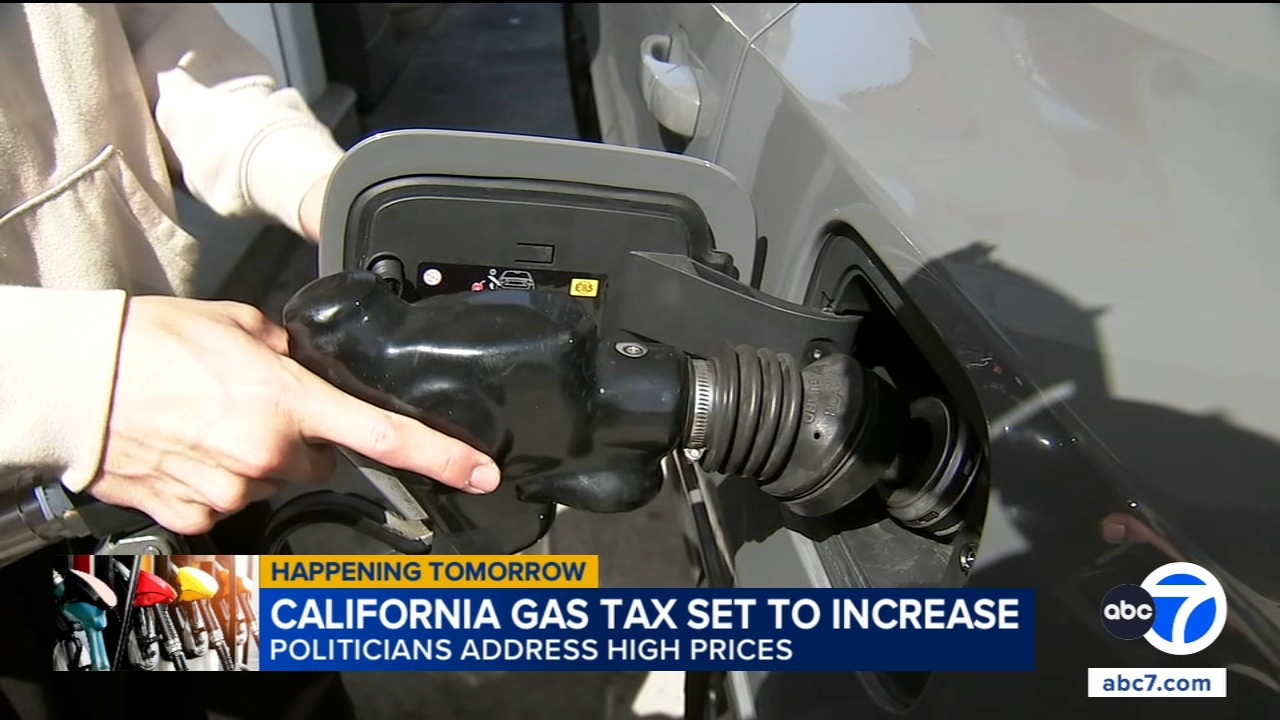 California gas tax increase set to take effect Wednesday