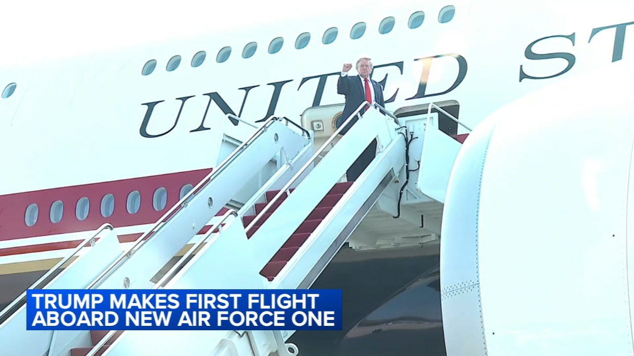 Trump takes 1st flight on Air Force One gifted by Qatar, but retrofitted using taxpayer dollars