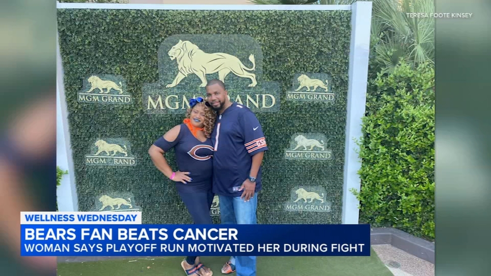 Bears fan beats cancer