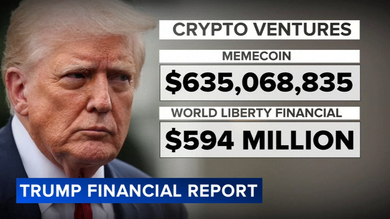 Trump made $1 billion from crypto, financial disclosure shows