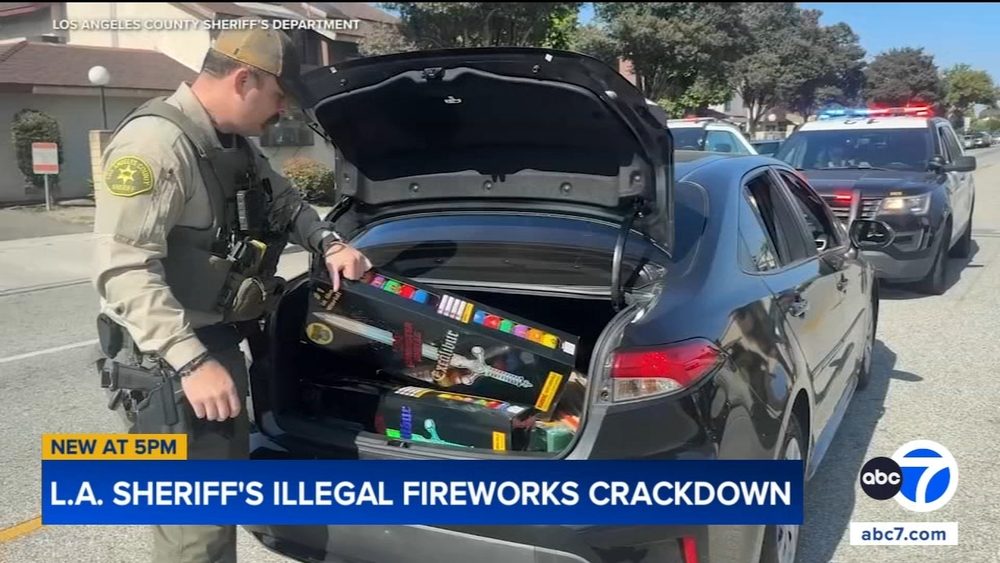 LASD cracking down on illegal fireworks ahead of 4th of July
