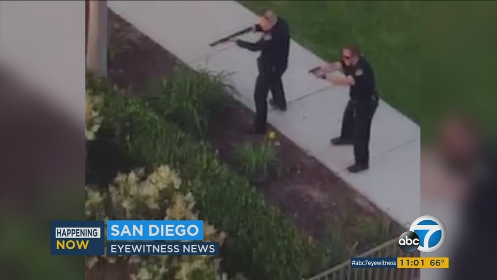 Video shows San Diego gunman during deadly shooting spree