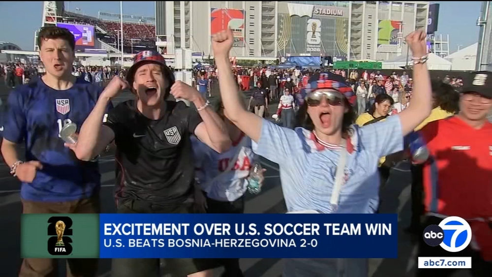 World Cup: Fans celebrate after U.S. wins knockout round match
