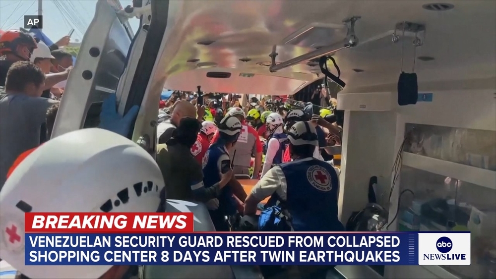 Man pulled alive from rubble 8 days after earthquakes