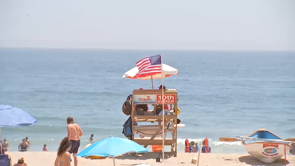 New Jersey residents flock to beaches to escape extreme heat