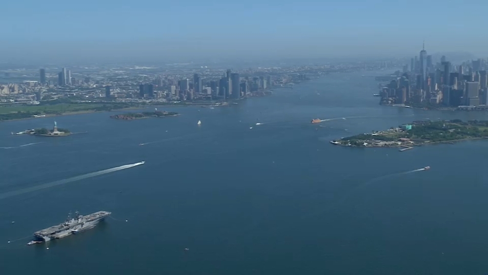 Naval ship arrives in New York Harbor ahead of Sail4th 250