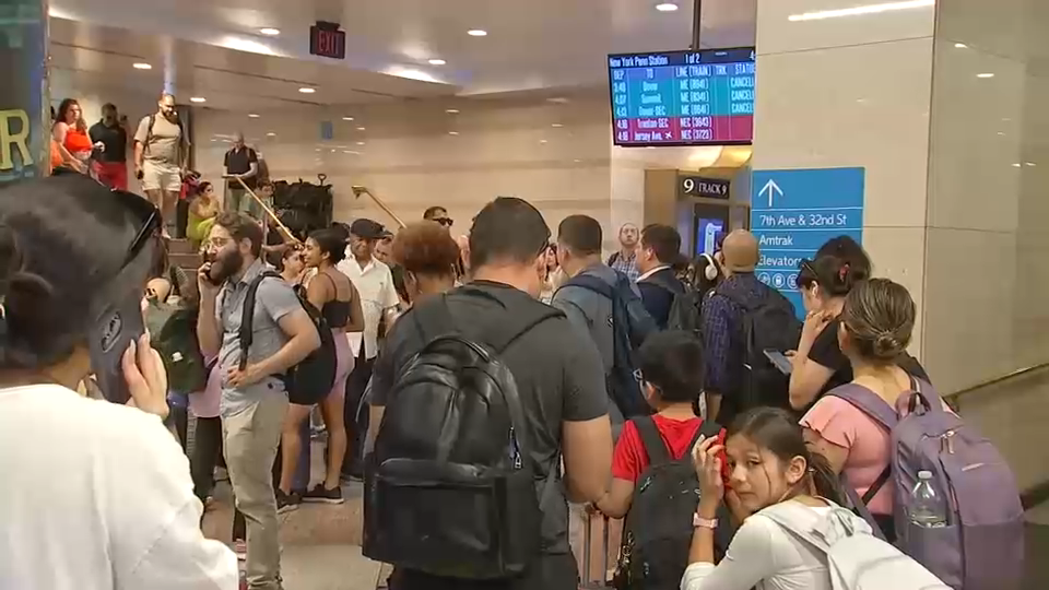 NJ Transit suffers meltdown during evening rush hour amid extreme heat