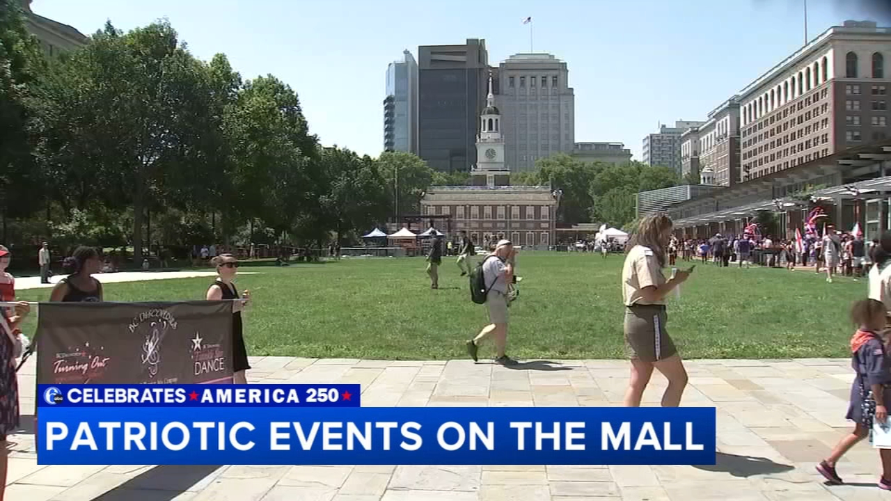 Visitors, lawmakers celebrate history in Philly during intense heat