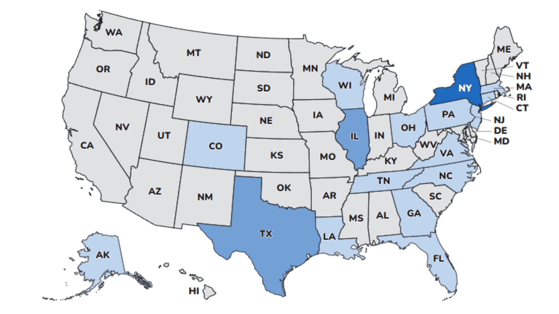 IMAGE: CDC releases map on July 1, 2026, showing states reporting parasitic infection.