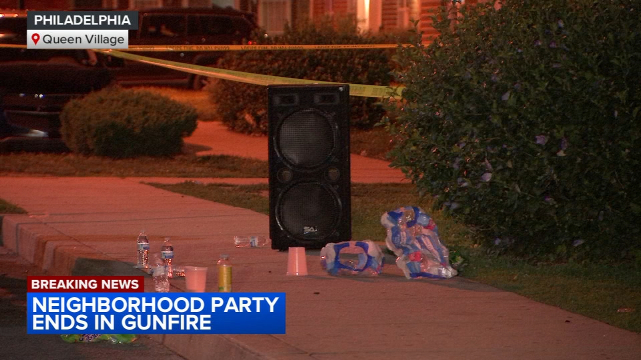 Neighborhood party ends in gunfire in Philadelphia's Queen Village section