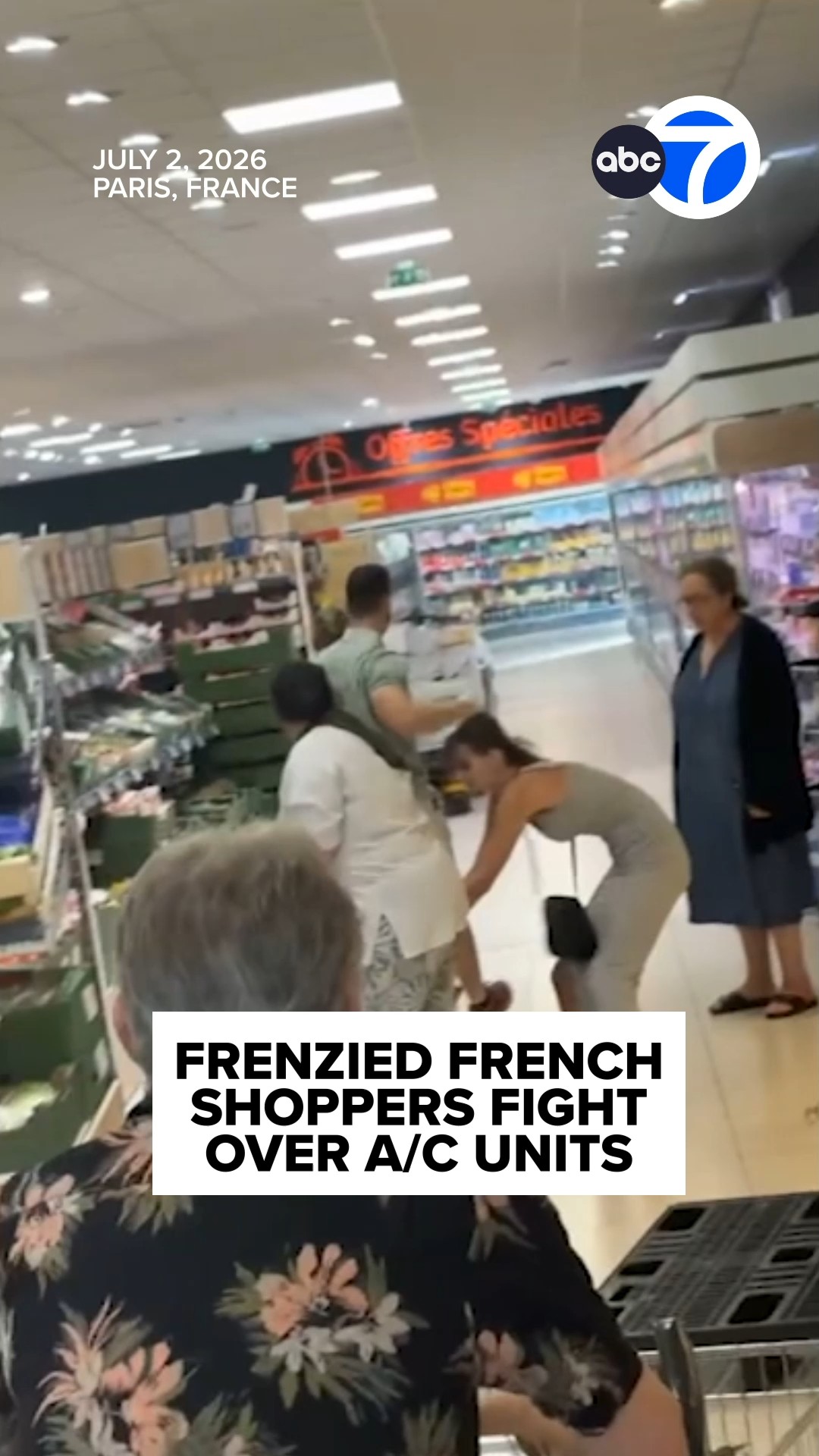 Fight breaks out over A/C units amid heat wave in France