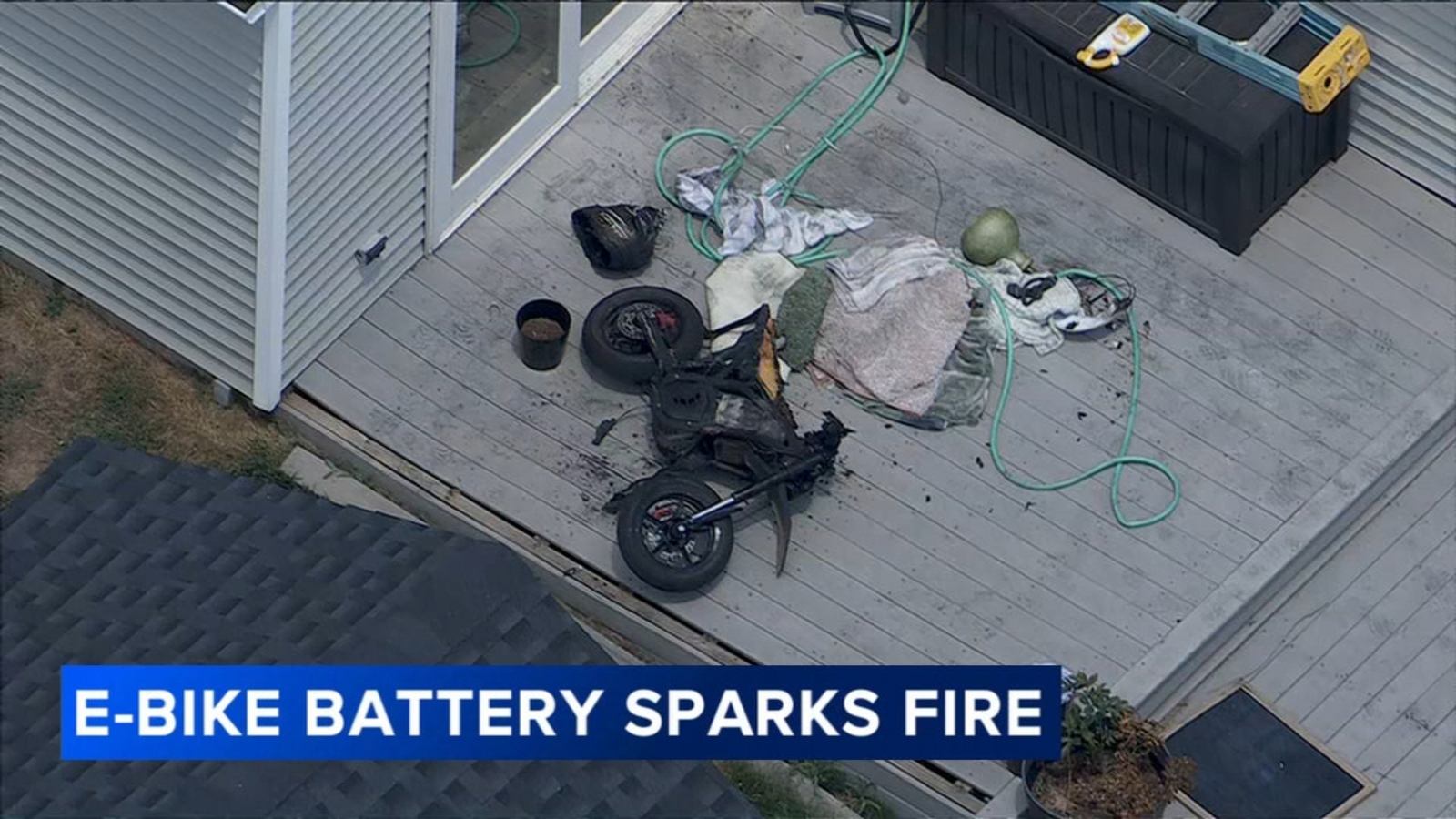 Exploding e-bike battery sparks fire inside Bristol Township, Pa. home ...