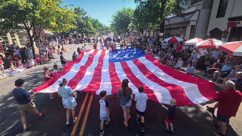 Vintage 1973 flag returns to Haddonfield parade for America's 250th