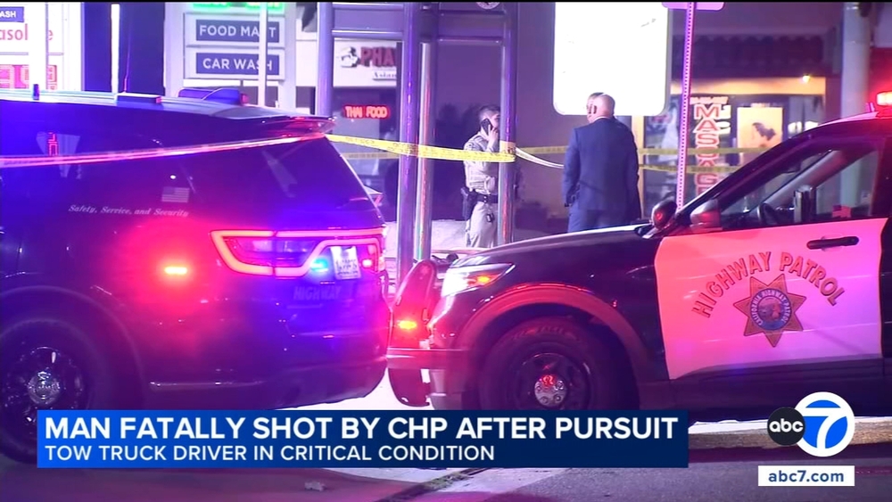 Suspect killed in CHP shooting at Covina gas station