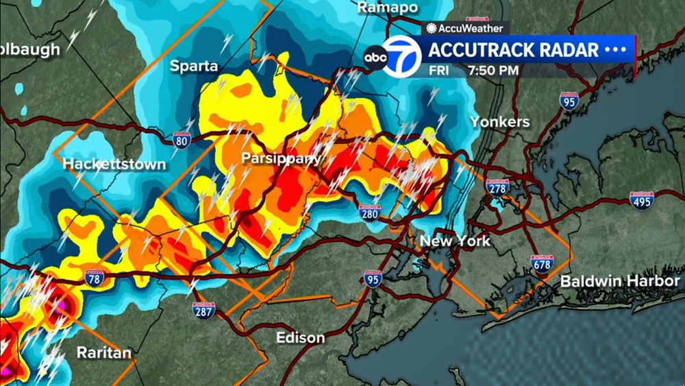 AccuWeather Alert: Dangerous storms racing from NJ to NYC area
