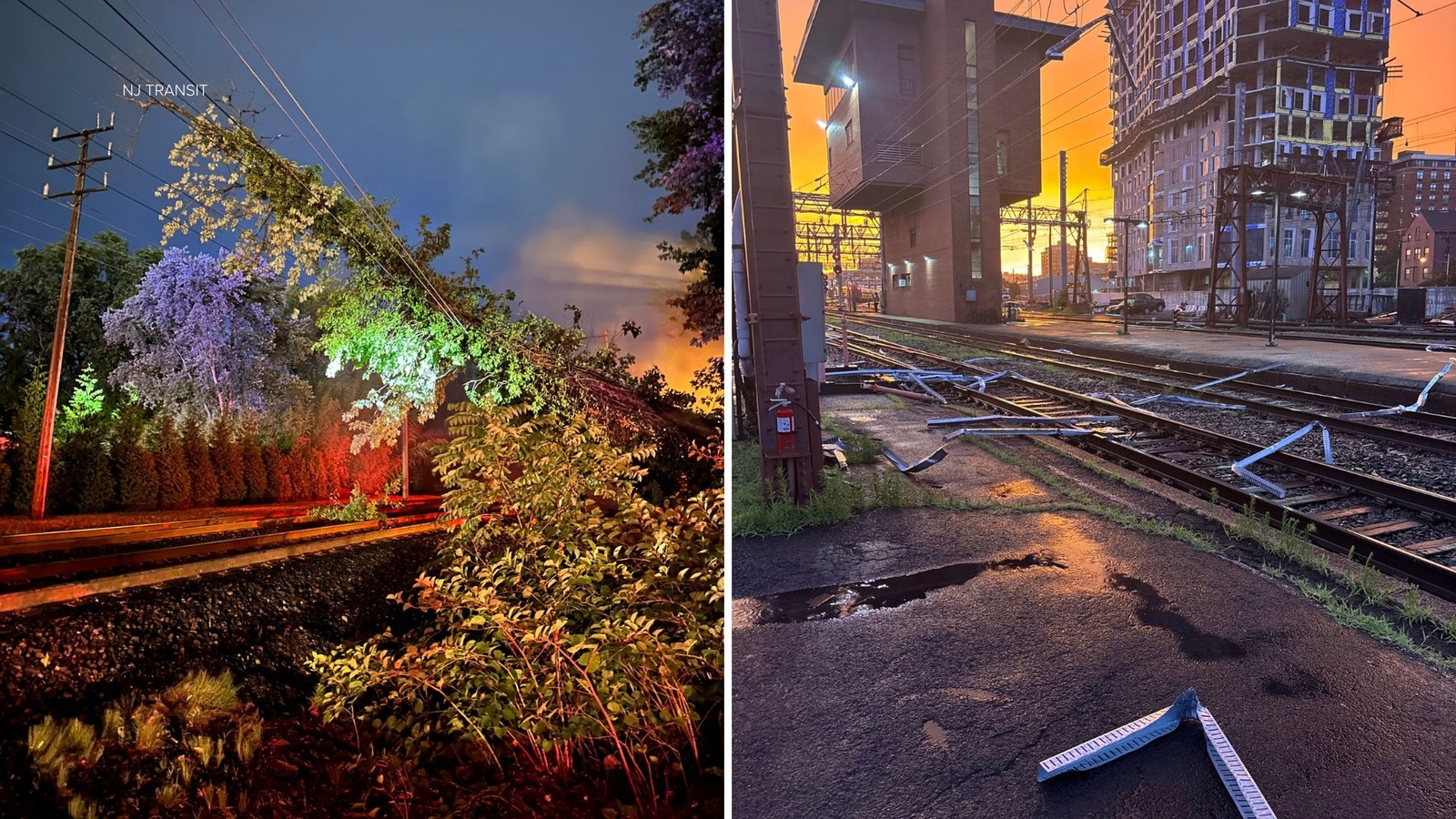 Powerful storms cripple NJ Transit service, leave trail of damage in the Tri-State