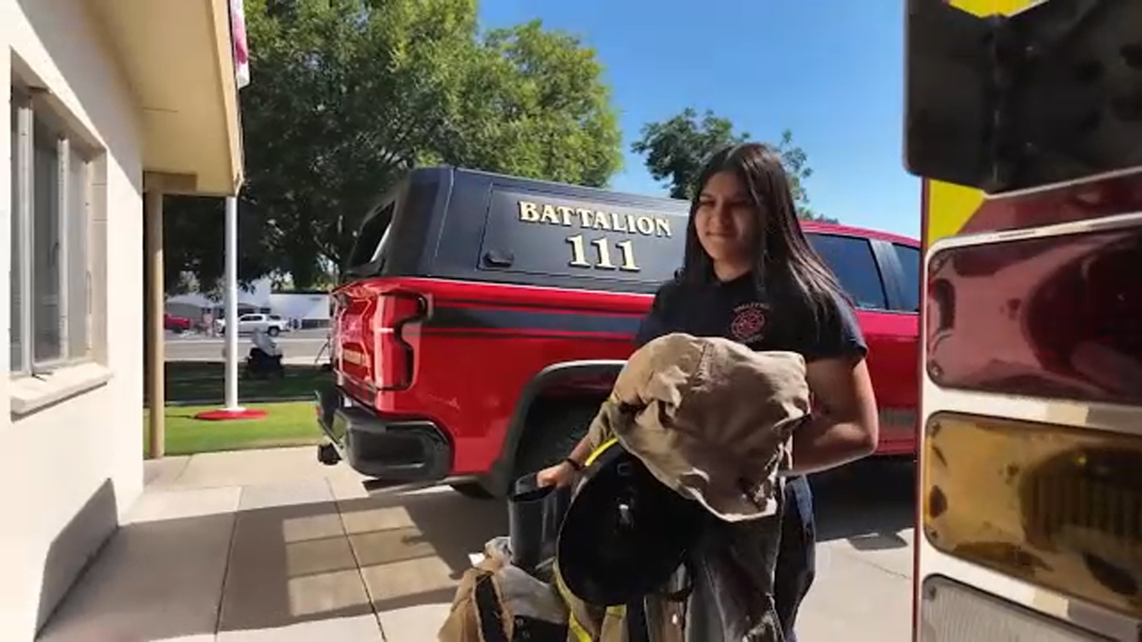 Selma High senior gains hands-on experience through paid fire department internship