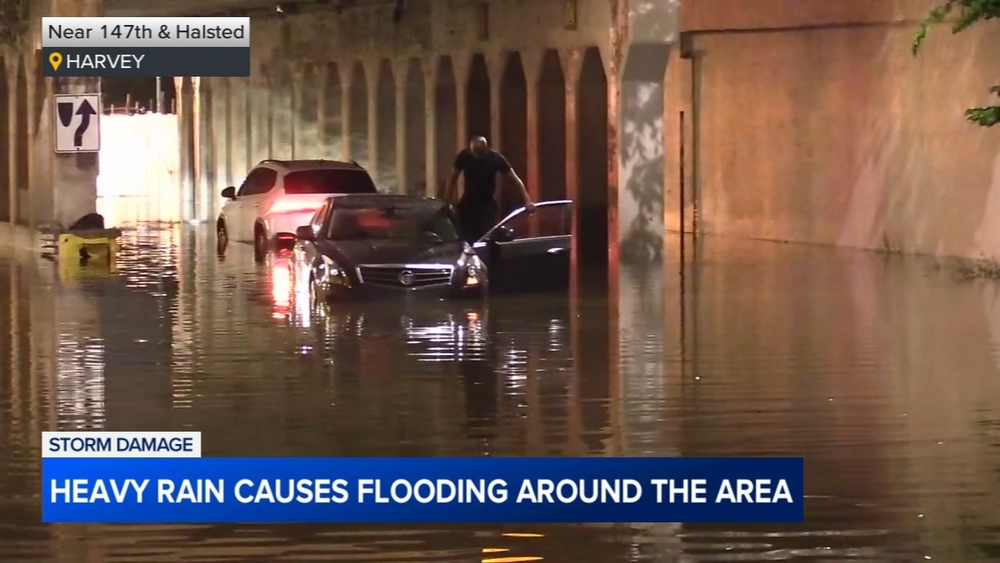 Flash flooding leaves drivers stranded; thousands without power