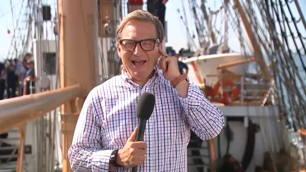 Lee Goldberg reports from the USCGC Eagle